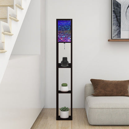 Gavin Scott Floor Lamp with Shelves (2 Colors)