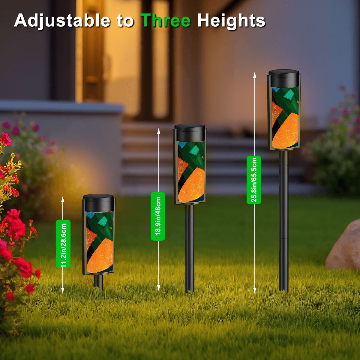 Gavin Scott Adjustable Outdoor Solar Lights (set of 4)