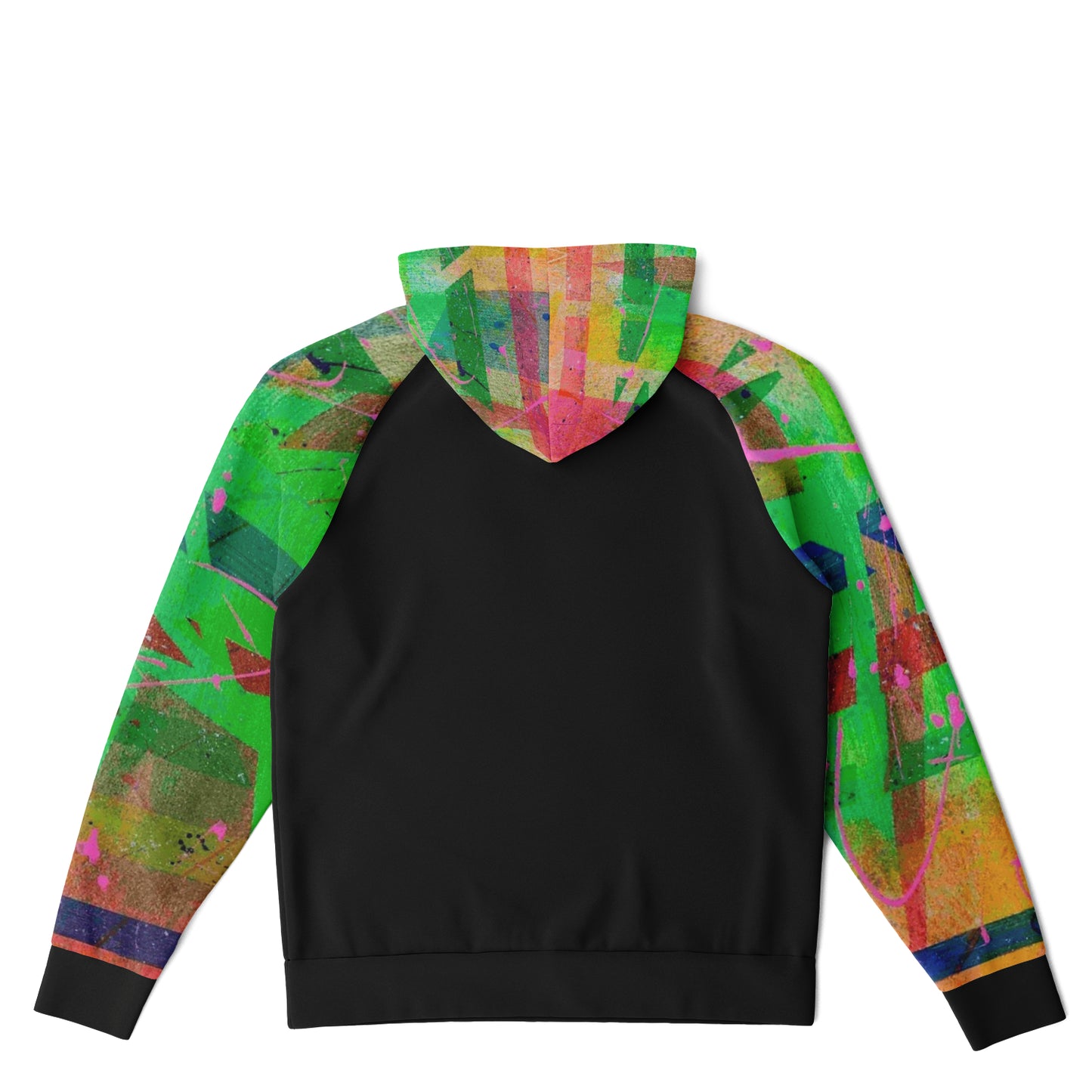 Gavin Scott Splash of Color Raglan Hoodie (Genderless XS-4XL)