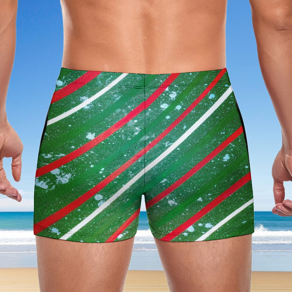 Gavin Scott Square Cut Swimming Trunks (Masc S-3XL)