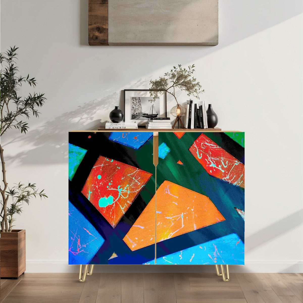 Gavin Scott Wooden Sideboard Cabinet