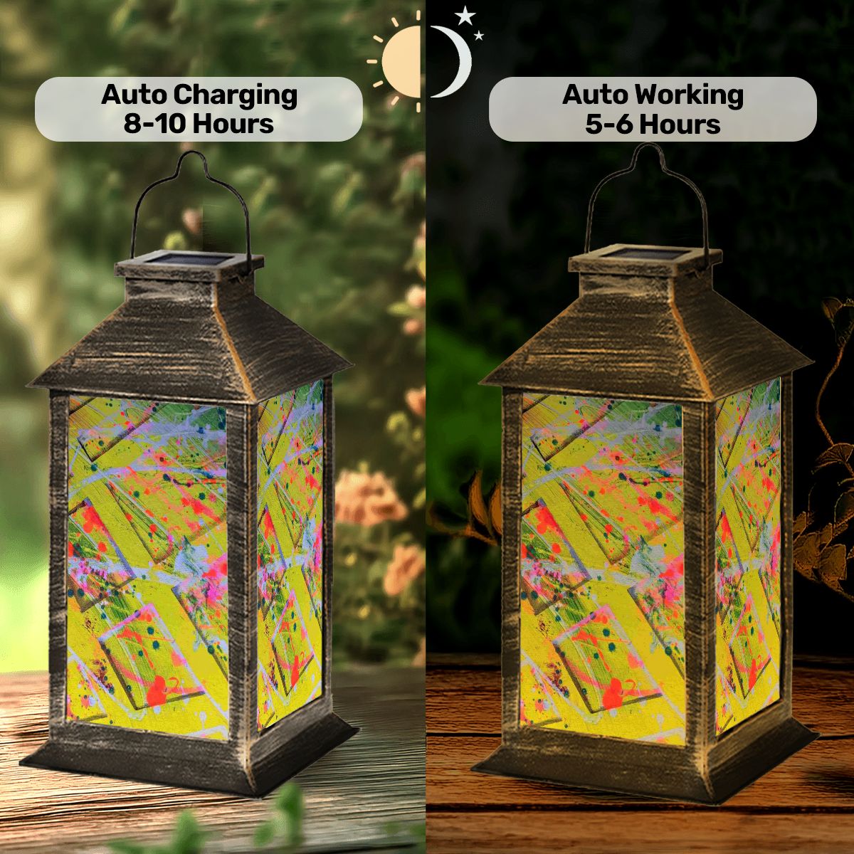 Gavin Scott Solar Powered Indoor/Outdoor Lantern