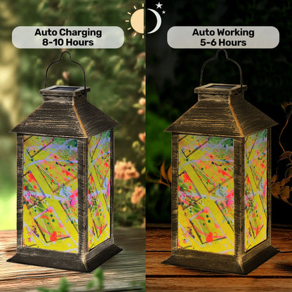 Gavin Scott Solar Powered Indoor/Outdoor Lantern