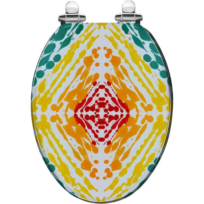 Gavin Scott Elongated Toilet Seat w/Matching Soft-close Lid (V-Shape)