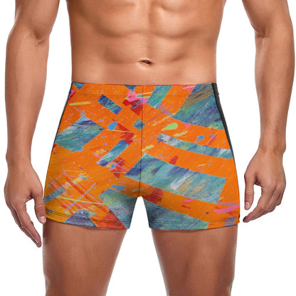 Gavin Scott Square Cut Swimming Trunks (Masc S-3XL)