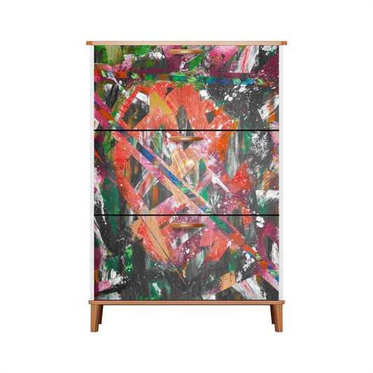 Gavin Scott Wood & Leather Shoe Cabinet