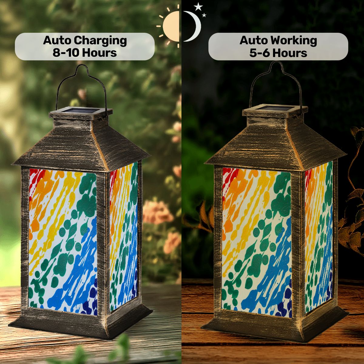 Gavin Scott Solar Powered Indoor/Outdoor Lantern