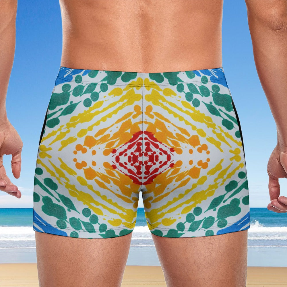 Gavin Scott Square Cut Swimming Trunks (Masc S-3XL)