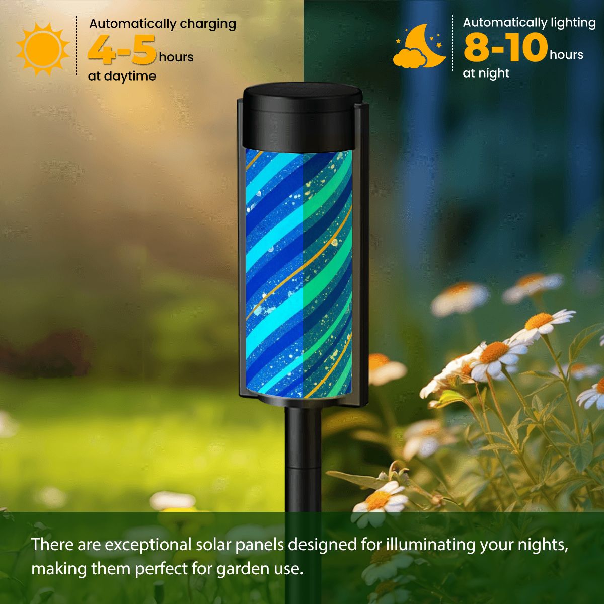 Gavin Scott Adjustable Outdoor Solar Lights (set of 4)