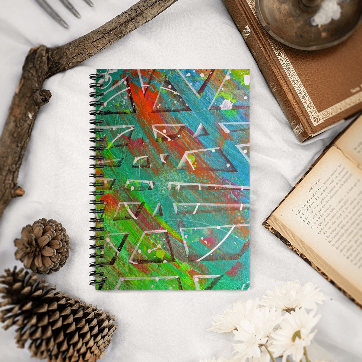 Gavin Scott Spiral Notebook