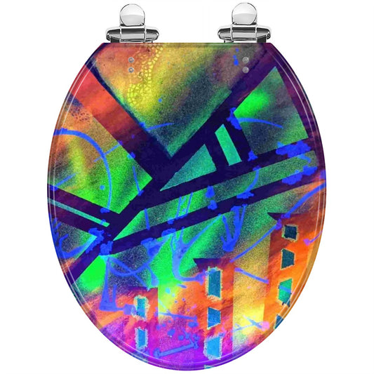 Gavin Scott Universal Toilet Seat w/Matching Soft-close Lid