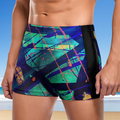 Gavin Scott Square Cut Swimming Trunks (Masc S-3XL)