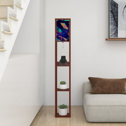 Gavin Scott Floor Lamp with Shelves