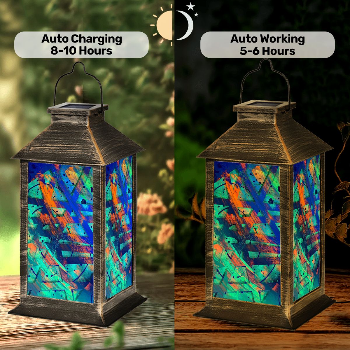 Gavin Scott Solar Powered Indoor/Outdoor Lantern