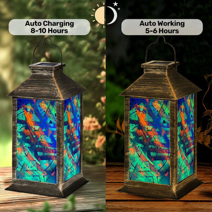 Gavin Scott Solar Powered Indoor/Outdoor Lantern