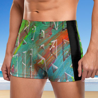 Gavin Scott Square Cut Swimming Trunks (Masc S-3XL)