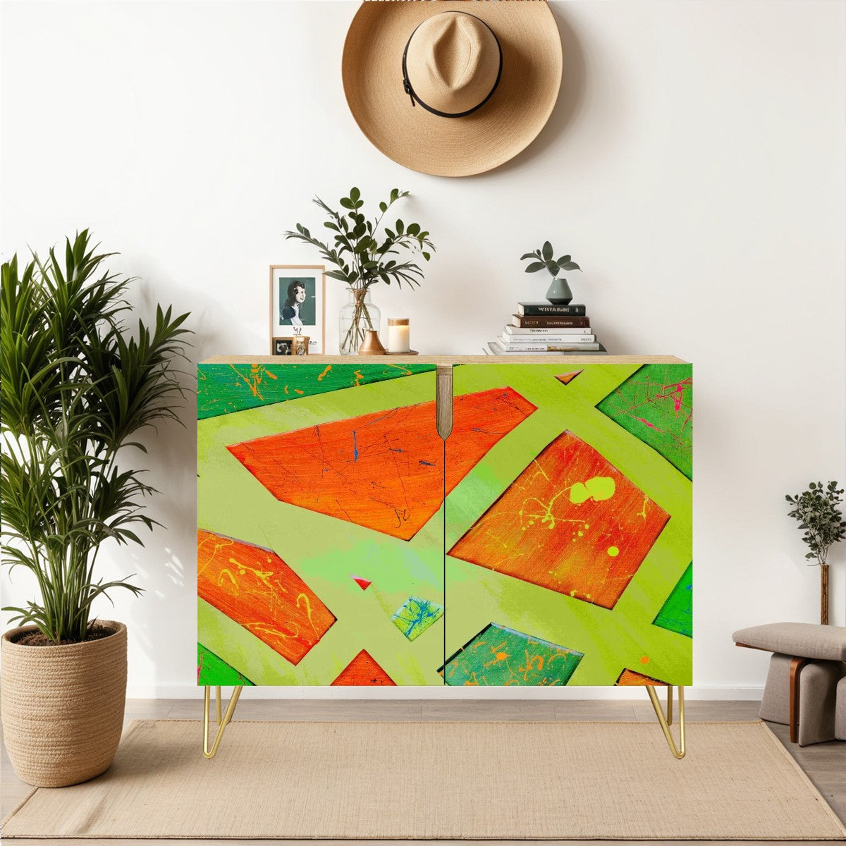 Gavin Scott Wooden Sideboard Cabinet