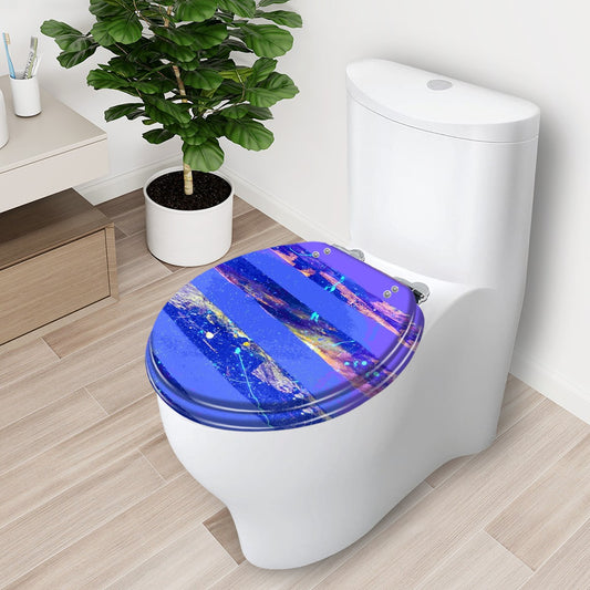 Gavin Scott Round Toilet Seat w/Matching Soft-close Lid (O-Shape)