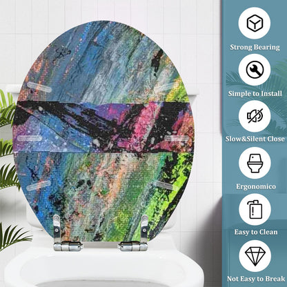 Gavin Scott Universal Toilet Seat w/Matching Soft-close Lid