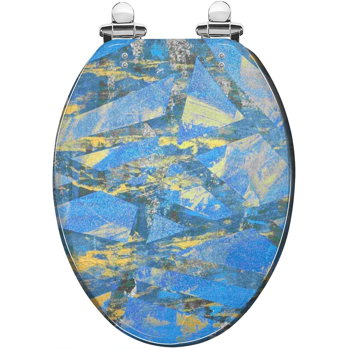 Gavin Scott Elongated Toilet Seat w/Matching Soft-close Lid (V-Shape)