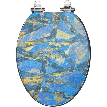 Gavin Scott Elongated Toilet Seat w/Matching Soft-close Lid (V-Shape)