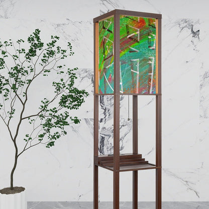 Gavin Scott Floor Lamp with Shelves (2 Colors)