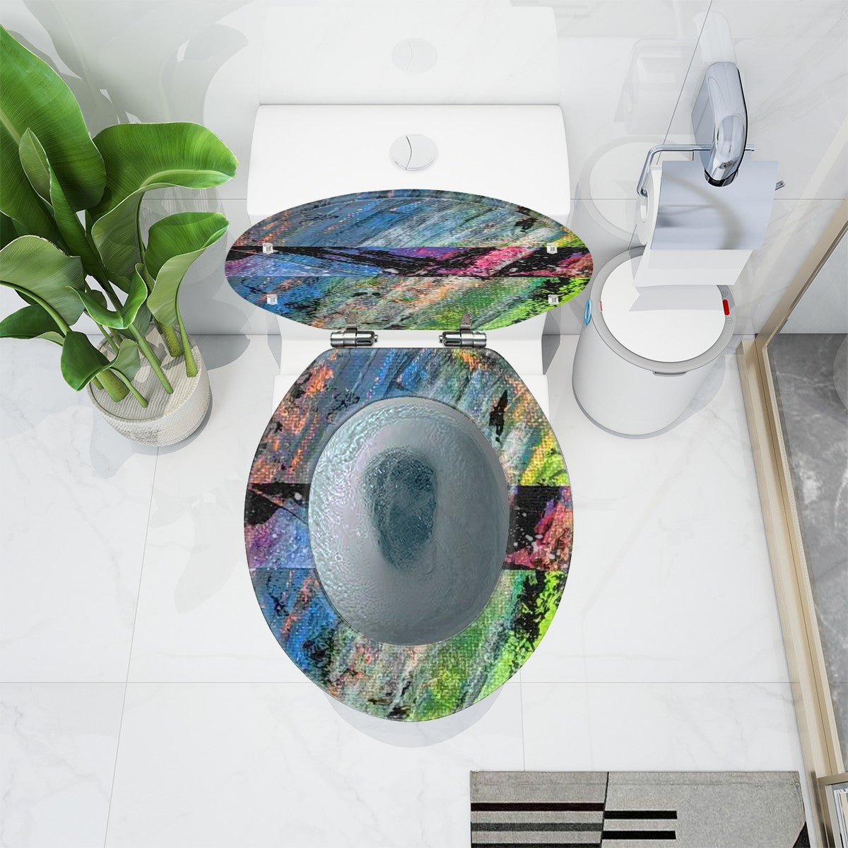 Gavin Scott Universal Toilet Seat w/Matching Soft-close Lid