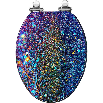 Gavin Scott Elongated Toilet Seat w/Matching Soft-close Lid (V-Shape)