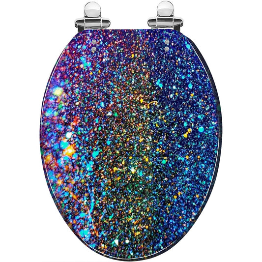 Gavin Scott Elongated Toilet Seat w/Matching Soft-close Lid (V-Shape)