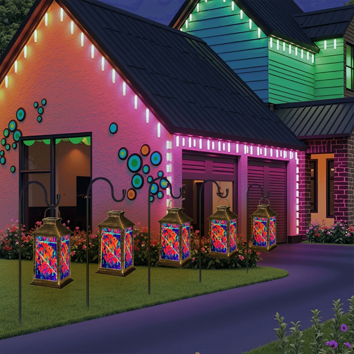 Gavin Scott Solar Powered Indoor/Outdoor Lantern