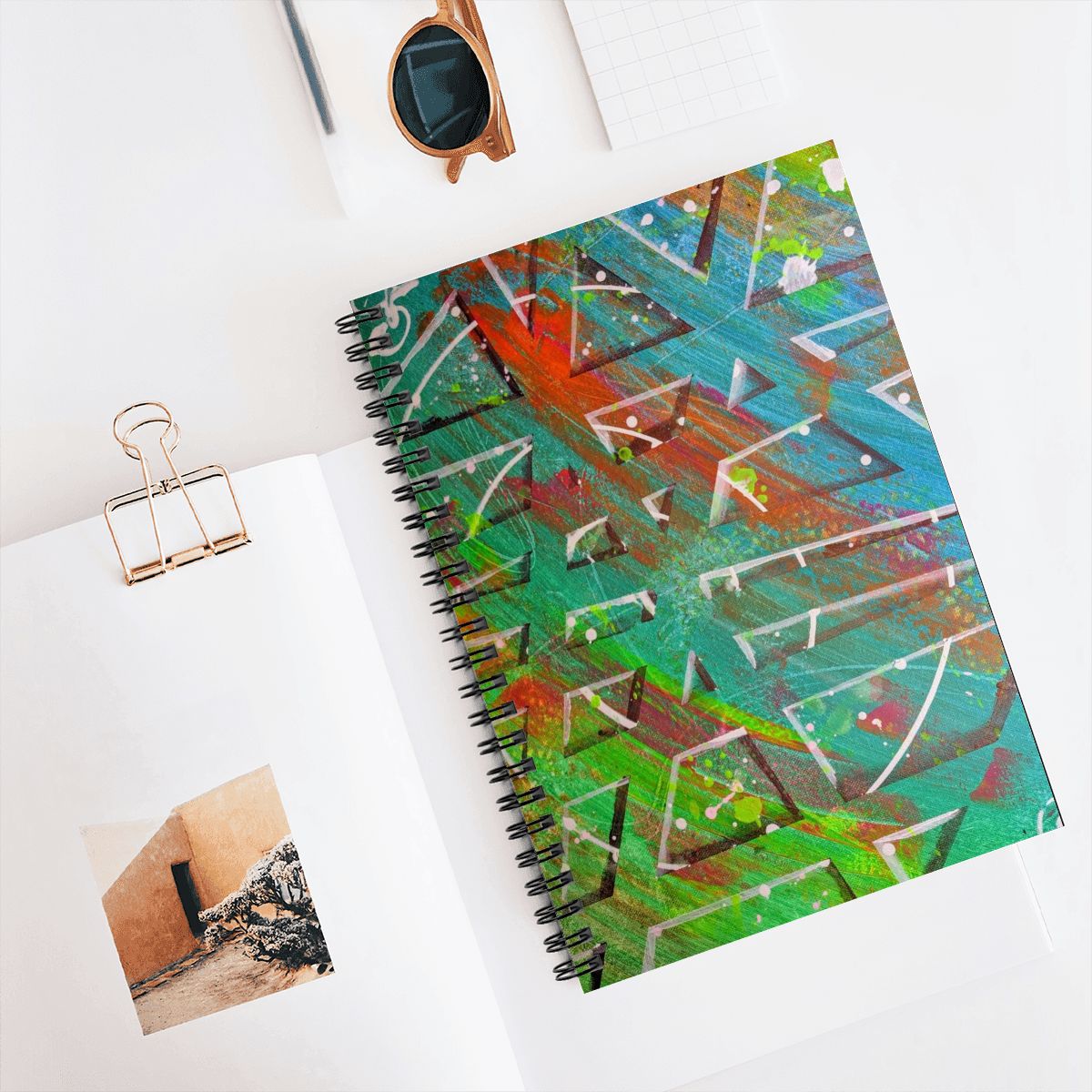 Gavin Scott Spiral Notebook