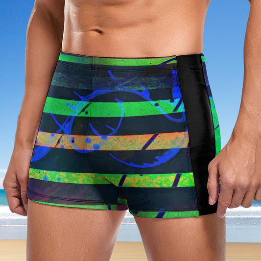 Gavin Scott Square Cut Swimming Trunks (Masc S-3XL)
