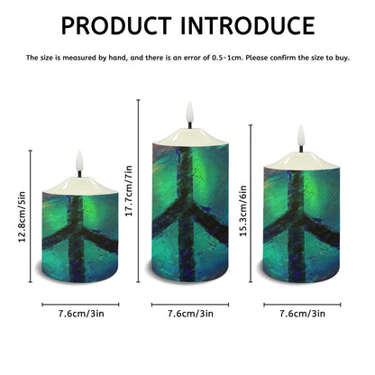 Gavin Scott Flameless Candles w/Remote (Set of 3)