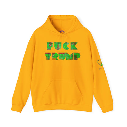 Gavin Scott Genderless FUCK TRUMP Heavy Blend™ Hooded Sweatshirt F*CK TRUMP