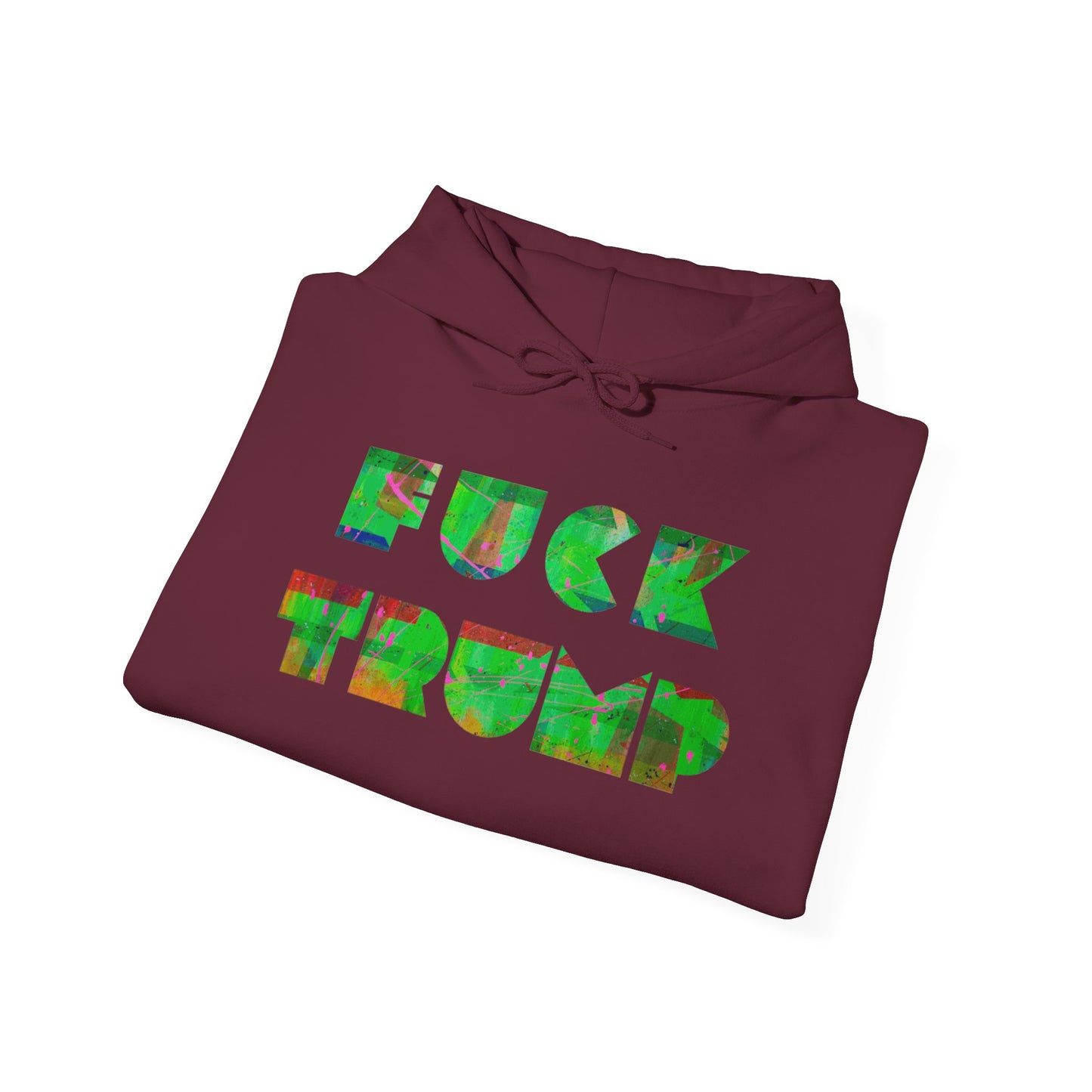 Gavin Scott Genderless FUCK TRUMP Heavy Blend™ Hooded Sweatshirt F*CK TRUMP