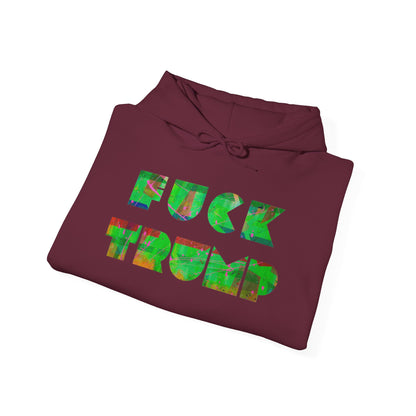 Gavin Scott Genderless FUCK TRUMP Heavy Blend™ Hooded Sweatshirt F*CK TRUMP