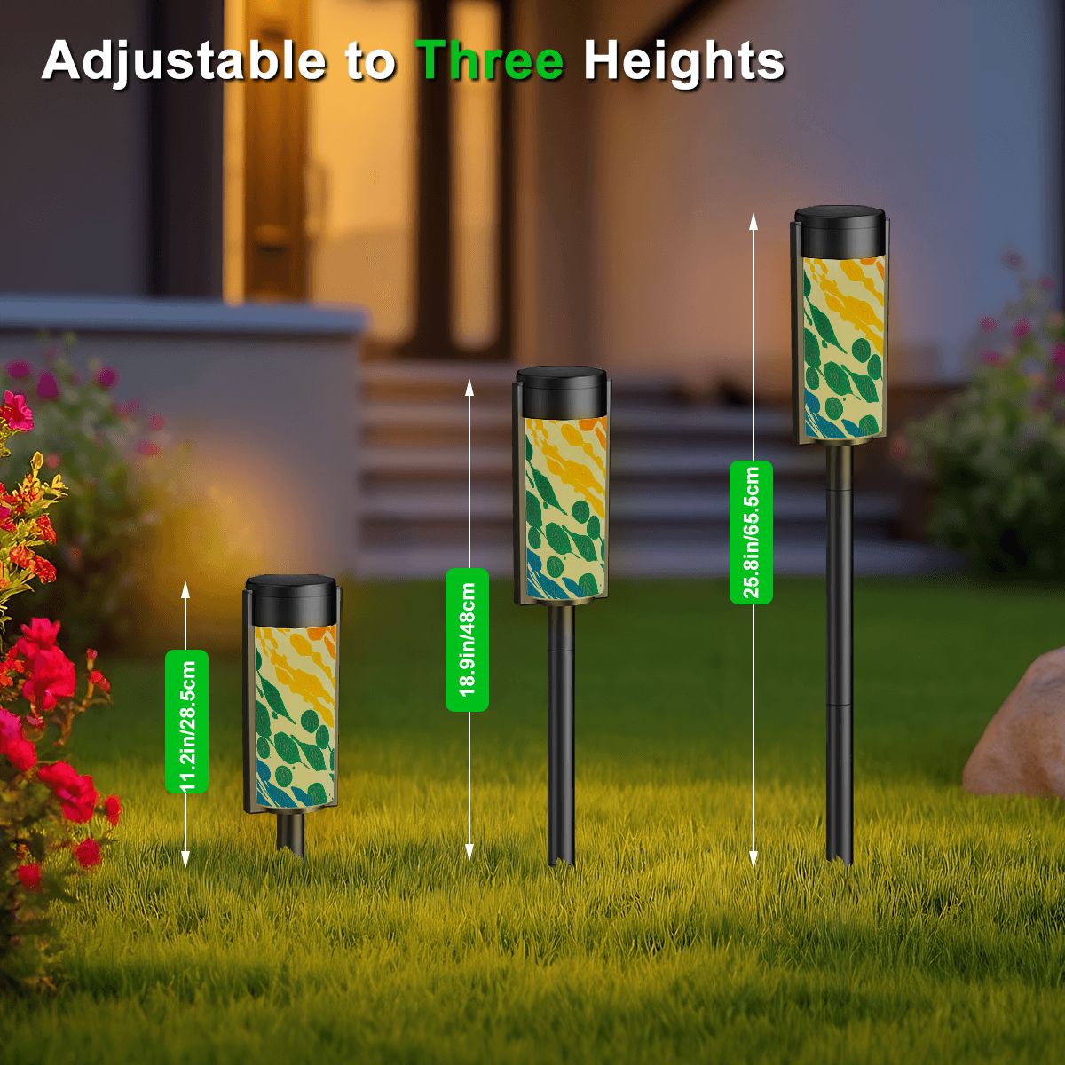 Gavin Scott Adjustable Outdoor Solar Lights (set of 4)