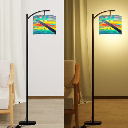 Gavin Scott Arc Floor Lamp w/Remote