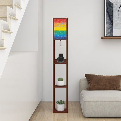 Gavin Scott PRIDE Floor Lamp with Shelves (2 Colors)
