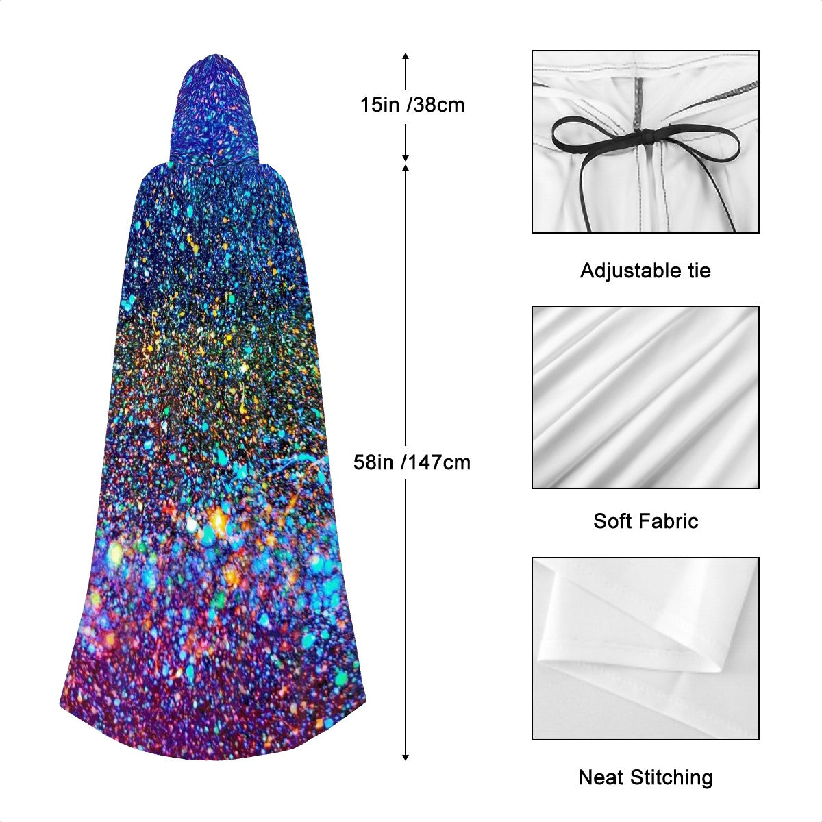 Gavin Scott Hooded Cloak