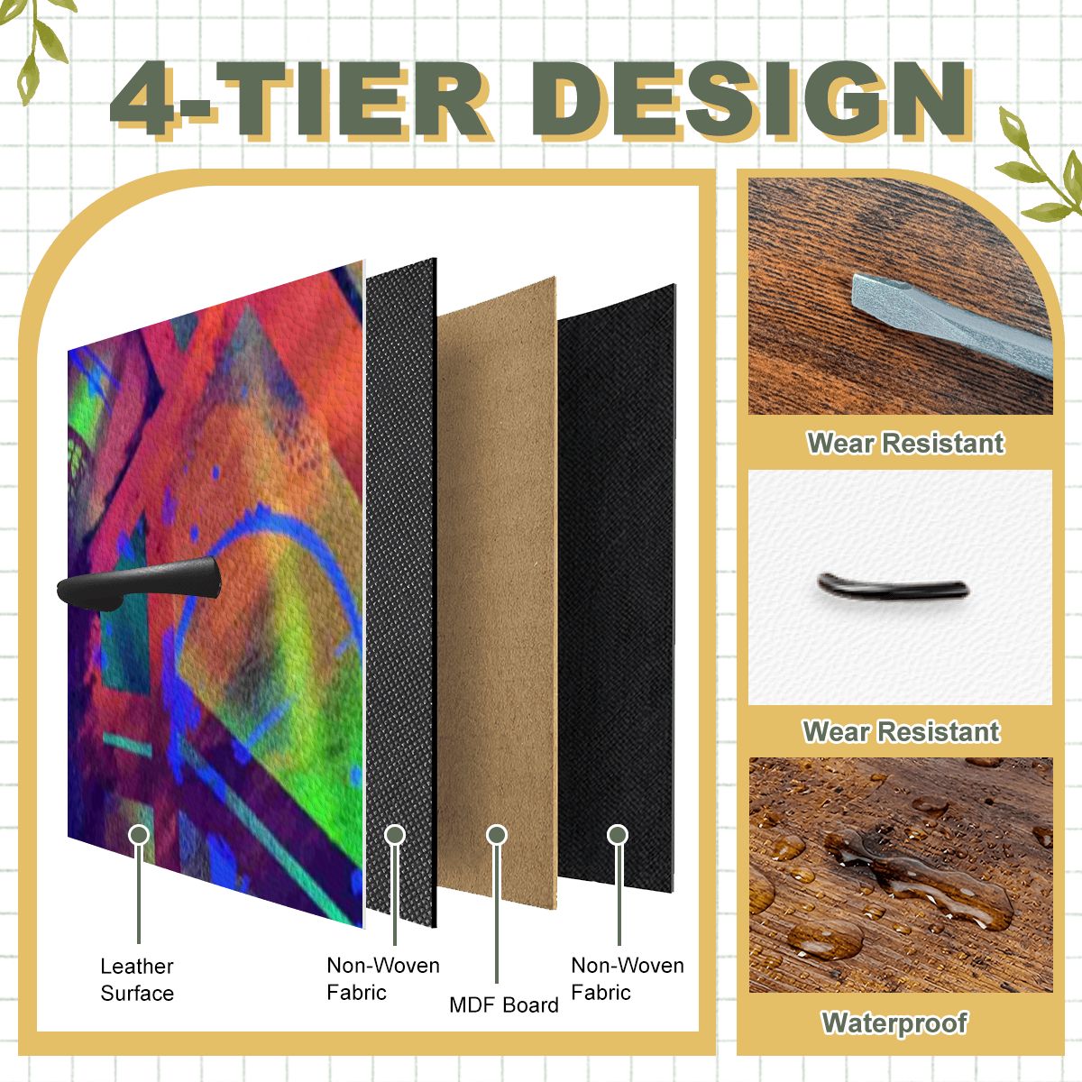 Gavin Scott TV Stand w/5 Drawer Dresser & Charging Station