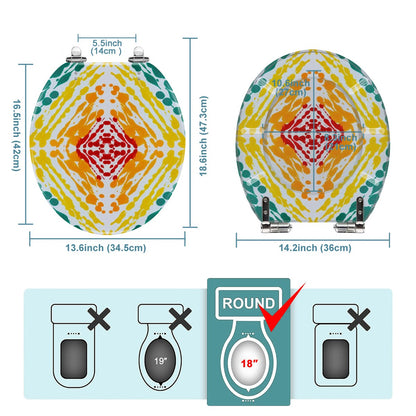 Gavin Scott Universal Toilet Seat w/Matching Soft-close Lid