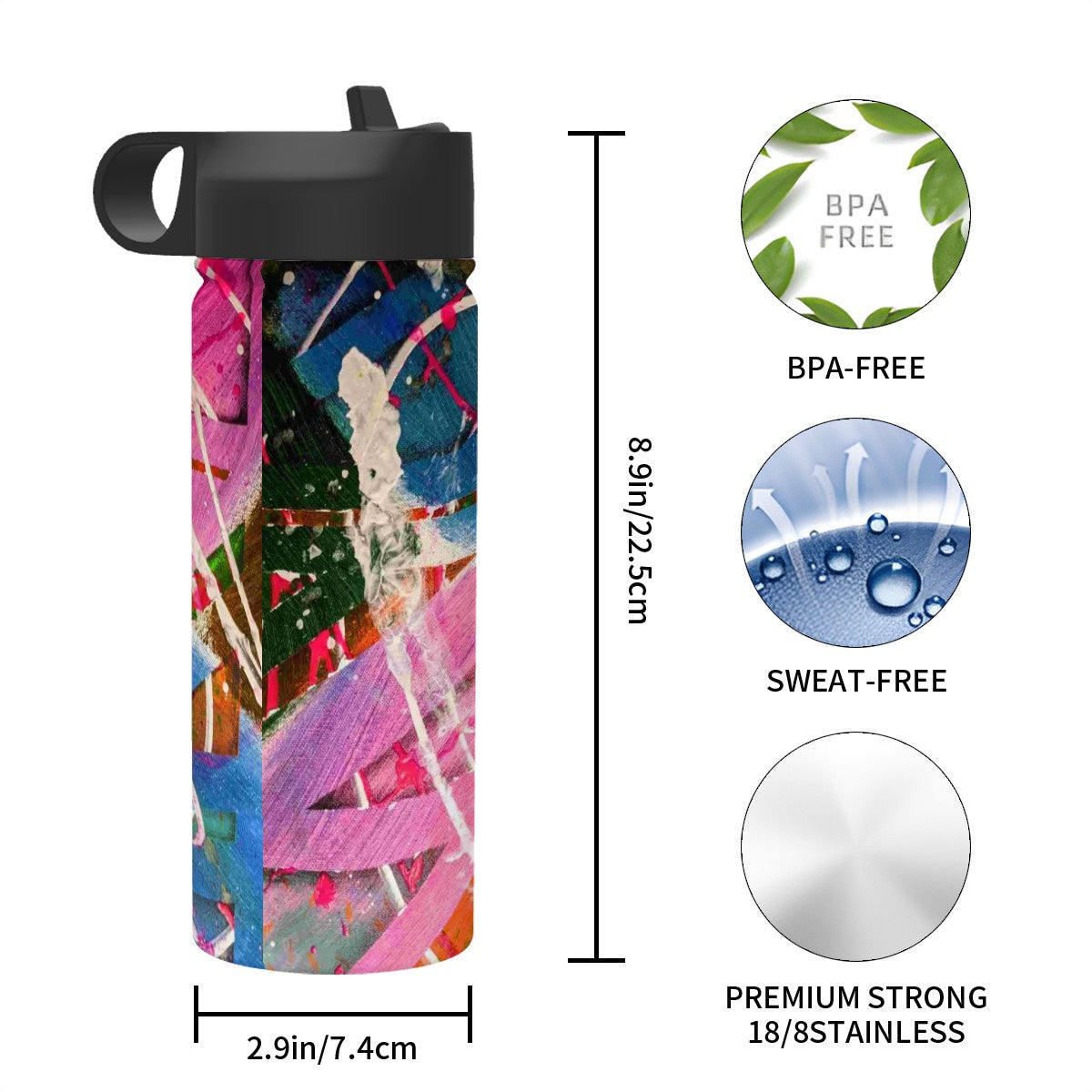 Gavin Scott Stainless Steel Vacuum Insulated Tumbler (18oz)