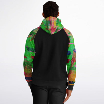 Gavin Scott Splash of Color Raglan Hoodie (Genderless XS-4XL)