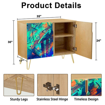Gavin Scott Wooden Sideboard Cabinet