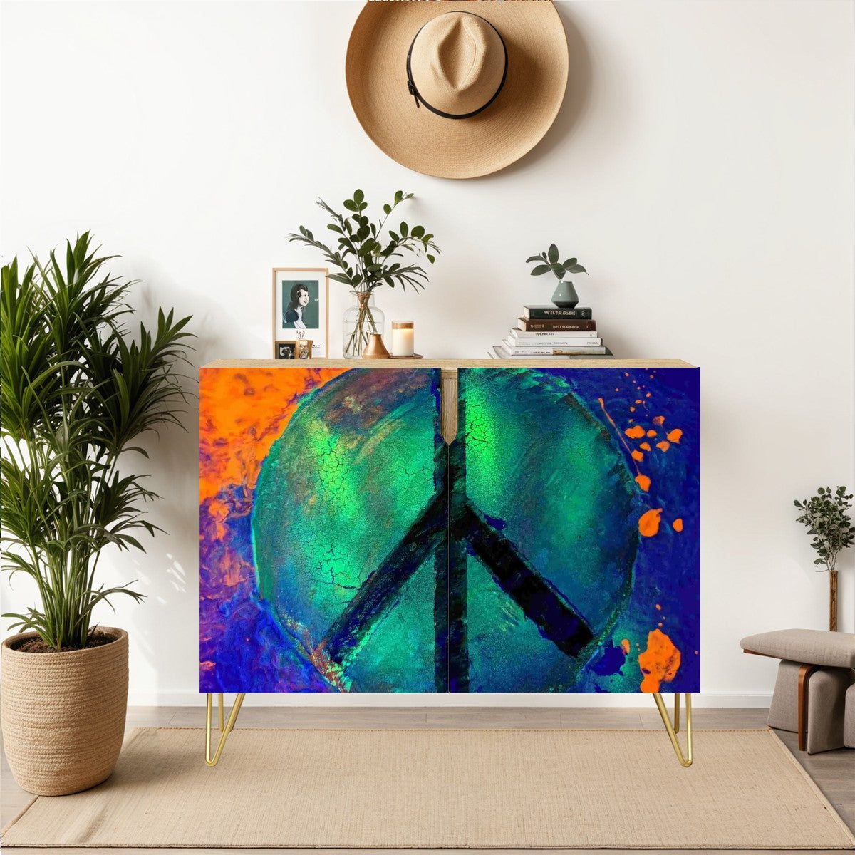 Gavin Scott Wooden Sideboard Cabinet