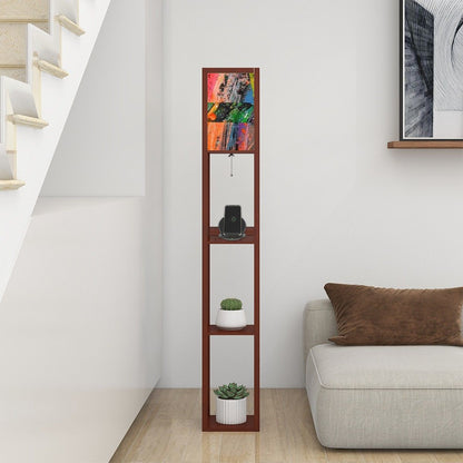Gavin Scott Floor Lamp with Shelves (2 Colors)