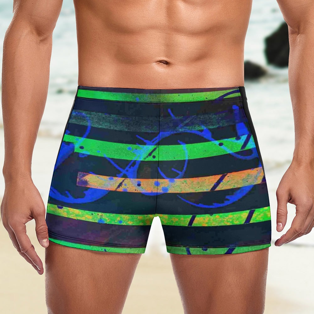 Gavin Scott Square Cut Swimming Trunks (Masc S-3XL)