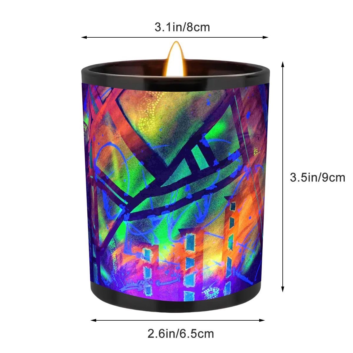 Gavin Scott Scented Black Jar Candle (6oz)