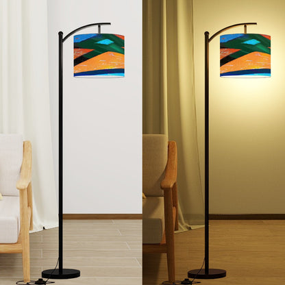 Gavin Scott Arc Floor Lamp w/Remote